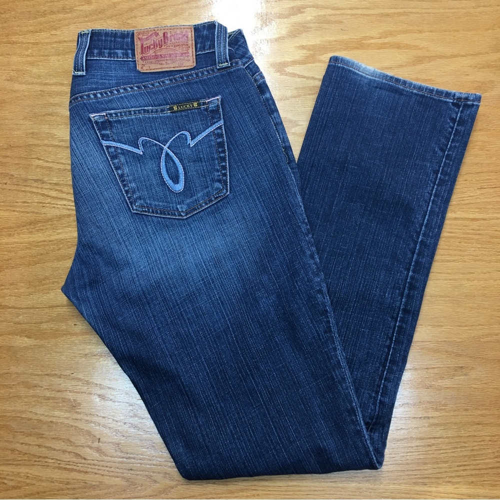 Lucky Brand Dark Wash Straight Leg Jean. Sz 8/29